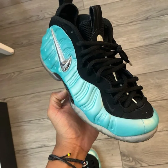 Nike Blue and Black Sneakers with Futuristic Design